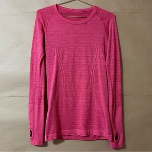 Lululemon | Swiftly Tech Long Sleeve Crew Shirt Top Pink Size 6 FLAWED